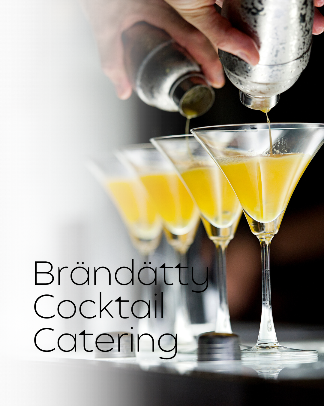 Your Bartender brändätty cocktail catering